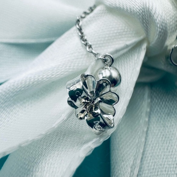 Retired Tiffany & Co. Ziegfeld Onyx Drop Earrings Sterling Silver with Packaging - Picture 8 of 12